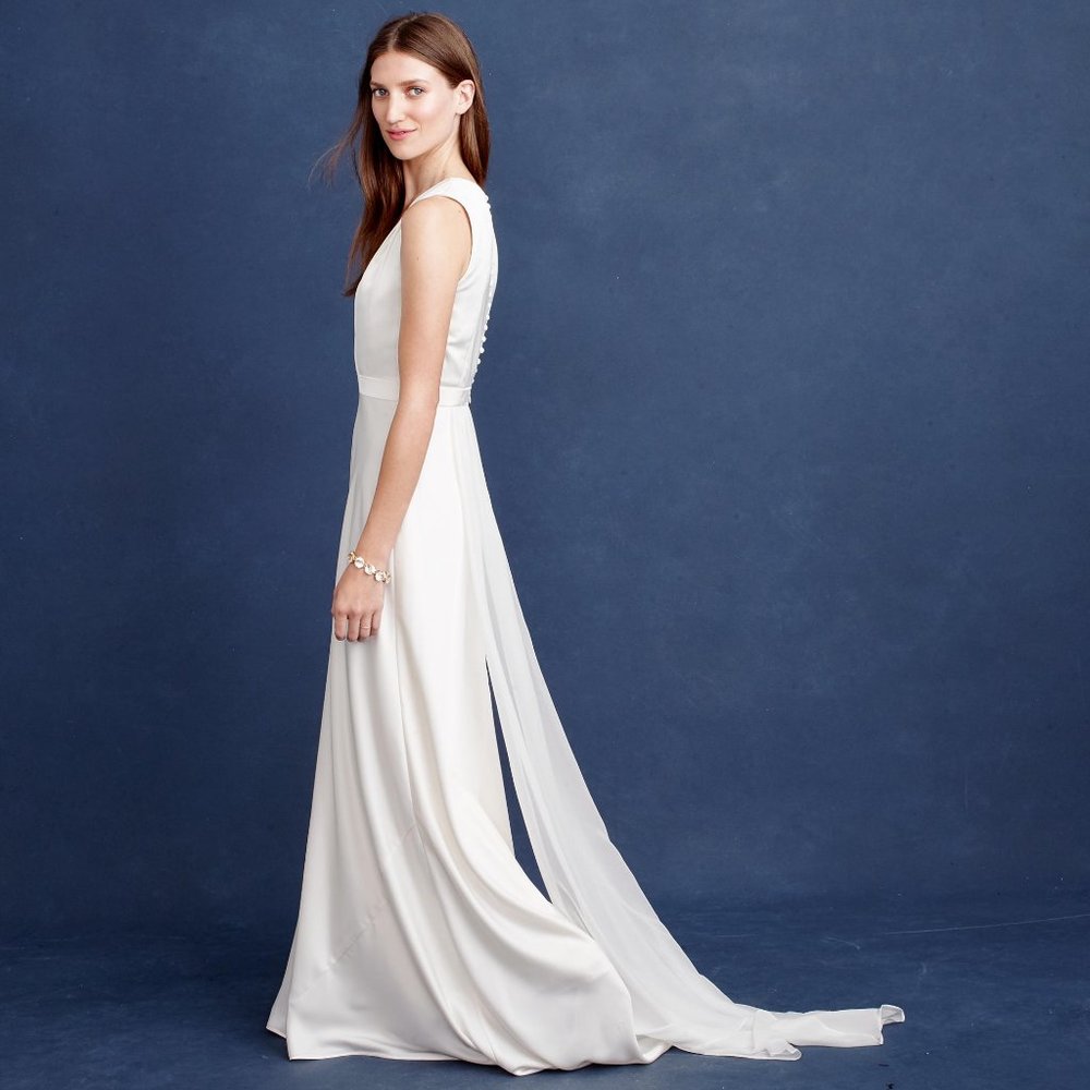 J. Crew Lana Wedding Gown Size 0 NWT